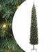 vidaXL Kunstkerstboom Groen 270 cm PVC en Staal en Kunststof