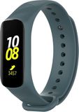 Strap-it Samsung Galaxy Fit e siliconen bandje - grijsblauw