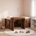 Maison Exclusive - Lit superposé exclusif pour enfants, avec bureau intégré, en bois massif et panneaux de particules