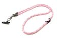 System-S Schouderband, extra dik, voor smartphone hoes van nylon, roze/blauw