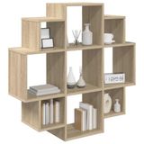 vidaXL - Wandplank - Sonoma - Eiken - 90 x 25 x 90 cm - Bewerkt hout