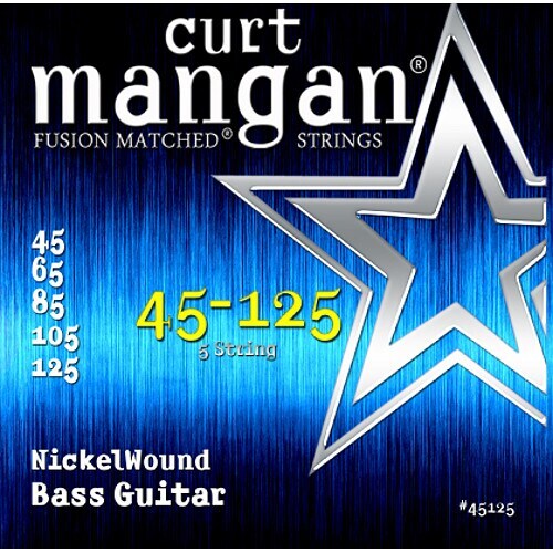 Curt Mangan Nickel Wound 45-125 5 String