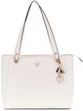 GUESS Stacey Noel Tote Cream White schoudertas