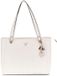 GUESS Stacey Noel Tote Cream White schoudertas