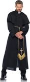 Leg Avenue Priester Kostuum voor Mannen - Zwart - M/L