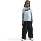 Nike Sportkleding T-shirt voor oudere kinderen, Dk Grey Heather/Black/White, FZ5178-064, XL