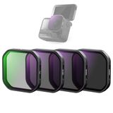 NEEWER 4-pack ND-polarisatiefilterset, compatibel met Insta360 Ace Pro 2, PL/ND16/ND32/ND64 neutrale dichtheid en polarisatiefilter kit snap-on actiecamera-accessoires, FL90