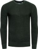 Rusty Neal - Heren Trui Casual Fit Trui - Groen - Maat S