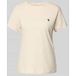Guess Triangle Logo Short Sleeve Tee Wo - Beige Shirts