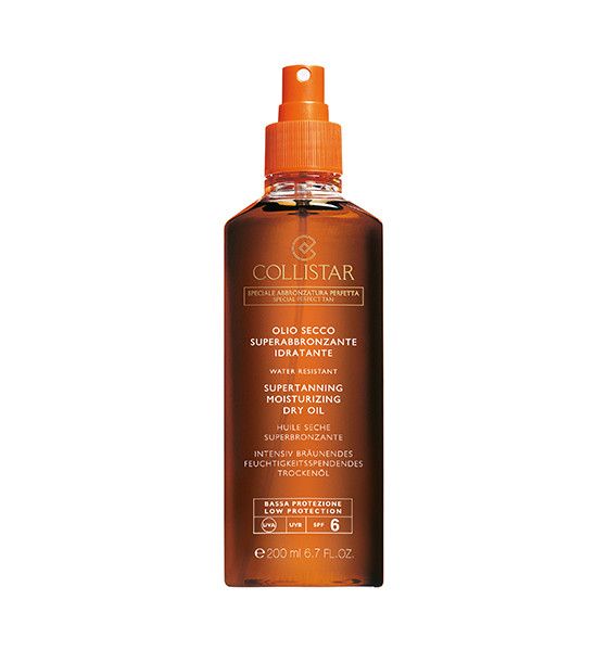 Collistar Supertanning Dry Oil SPF 6 - 200ml - Sunscreen Oil for Body