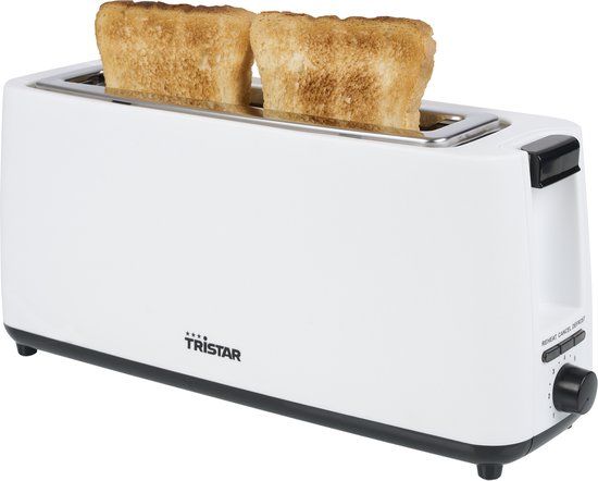Tristar BR-1056 Broodrooster - Wit - 2 sleuven - 7 bruiningsstanden