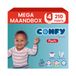 Confy 8x Culottes d'apprentissage Premium Taille 4 Maxi 9-14kg 30 pièces