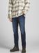 JACK&JONES Heren Jeans JJICLARK JJORIGINAL Regular Fit Blauw Katoen/Elastaan W32/L34