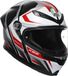 AGV K6 S Karve Casque intégral mat noir rouge blanc