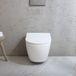 Hudson Reed Elements Cuvette WC suspendue - Abattant à fermeture douce – Design moderne - Blanc
