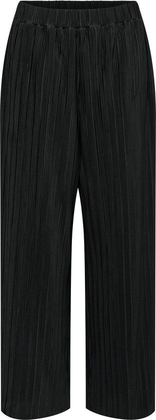 ONLY ONLRAVENNA Plisse Broek Dames - Zwart - Maat XS