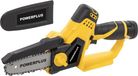 Powerplus POWXG1040 - Mini-kettingzaag op batterij van 12 V, met accu en lader, zaagblad van 159 mm met 14 T, tuingereedschap