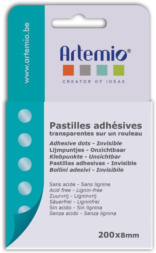 Artemio 200 herkleefbare lijmdruppels 8 mm