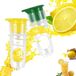 Presse-citron sans marque, presse manuelle, presse-agrumes avec couvercle à vis, presse-lime, presse-citron, presse-citron, presse-agrumes pour oranges, citrons, agrumes, 2 pièces