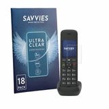Savvies - Screenprotector voor Gigaset C575A - Folie Beschermfolie transparant 18 Stuks
