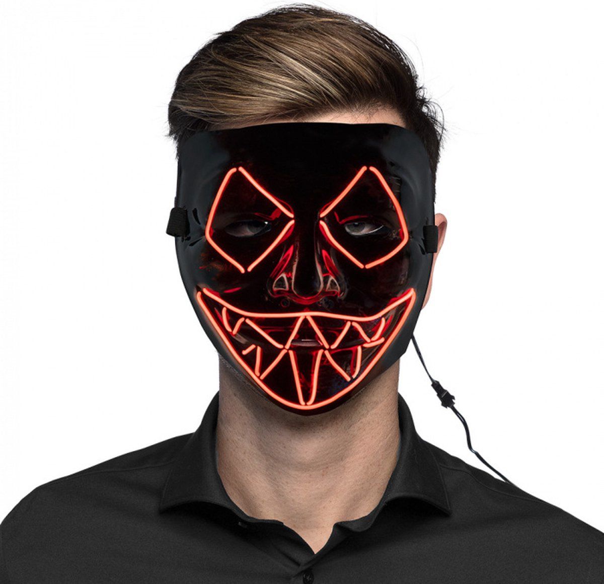 Boland Party Products Led-masker Killer rood - 8712026722560