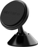 Support de voiture magnétique réglable sans marque - Rotation à 360 degrés - Ruban adhésif 3M VHB - Support de téléphone portable - Aluminium - pour camion et fourgonnette - noir