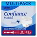 Confiance Mobiel Absorberende slips voor mannen en vrouwen – absorptieniveau = 7 druppels (gemiddelde urineweg) – discreet en effectief – pH-huidneutraal – maat M – 3 x 14 stuks