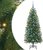vidaXL Kunstkerstboom Groen 150 cm PE en PVC
