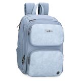 Pepe Jeans Jana Bags Rugzak voor laptop, 33,8 cm, blauw
