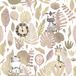 Happy Behang - Jungle Dieren - Aquarel - Babykamer Meisje - Wit Roze - Kinderkamer - Safari Behang - Nijlpaard Zebra Leeuw Giraf - 0,53 x 10,05 M