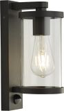 Searchlight Lampe d'extérieur Porch avec détecteur de mouvement - 8631BK