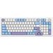 THE G-LAB KEYZ Elite 400 WB - draadloos gaming toetsenbord tri-modus 2,4 GHz/Bluetooth/kabel - mechanisch toetsenbord hot swap, voorgesmeerde switch, 5-laags gasket, RGB/macro - Windows/Mac - US