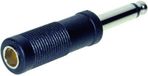 TRU COMPONENTS Adaptateur jack Prise jack mâle 6,3 mm - Prise jack femelle 6,3 mm Mono, Stéréo Nombre de pôles : 2, 3 Contenu : 1