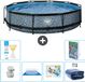 EXIT Toys EXIT Rond Stone Frame Zwembad - 360 x 76 cm
