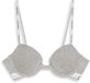 Calvin Klein Lightly Lined Demi Lv00qf8499 Half Dames, Grijs (Chinees Grijs)