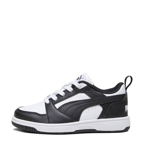 Puma Rebound V6 Lo Sneakers - Wit/Zwart