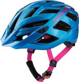 Alpina Panoma 3.0, True Blue-Pink Gloss, 56-59 cm, Optimaal Geventileerde Toerfietshelm met Optioneel LED-licht voor Volwassenen