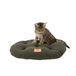 Ferplast Hondenbedkussen voor Kleine Honden, Kattenbed, Wasbare Synthetische Bouclé Stof, Zachte Vulling, 43 x 30 x h 3 cm. Groen