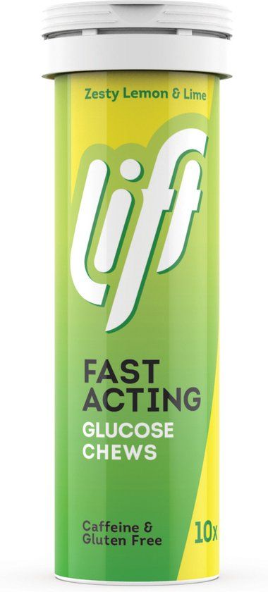 Lift Glucotabs Dextrose Citroen/Limoen - 10 stuks