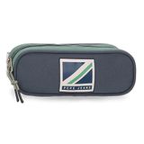 Pepe Jeans Tom pennenetui, blauw, 22 x 7 x 3 cm, polyester