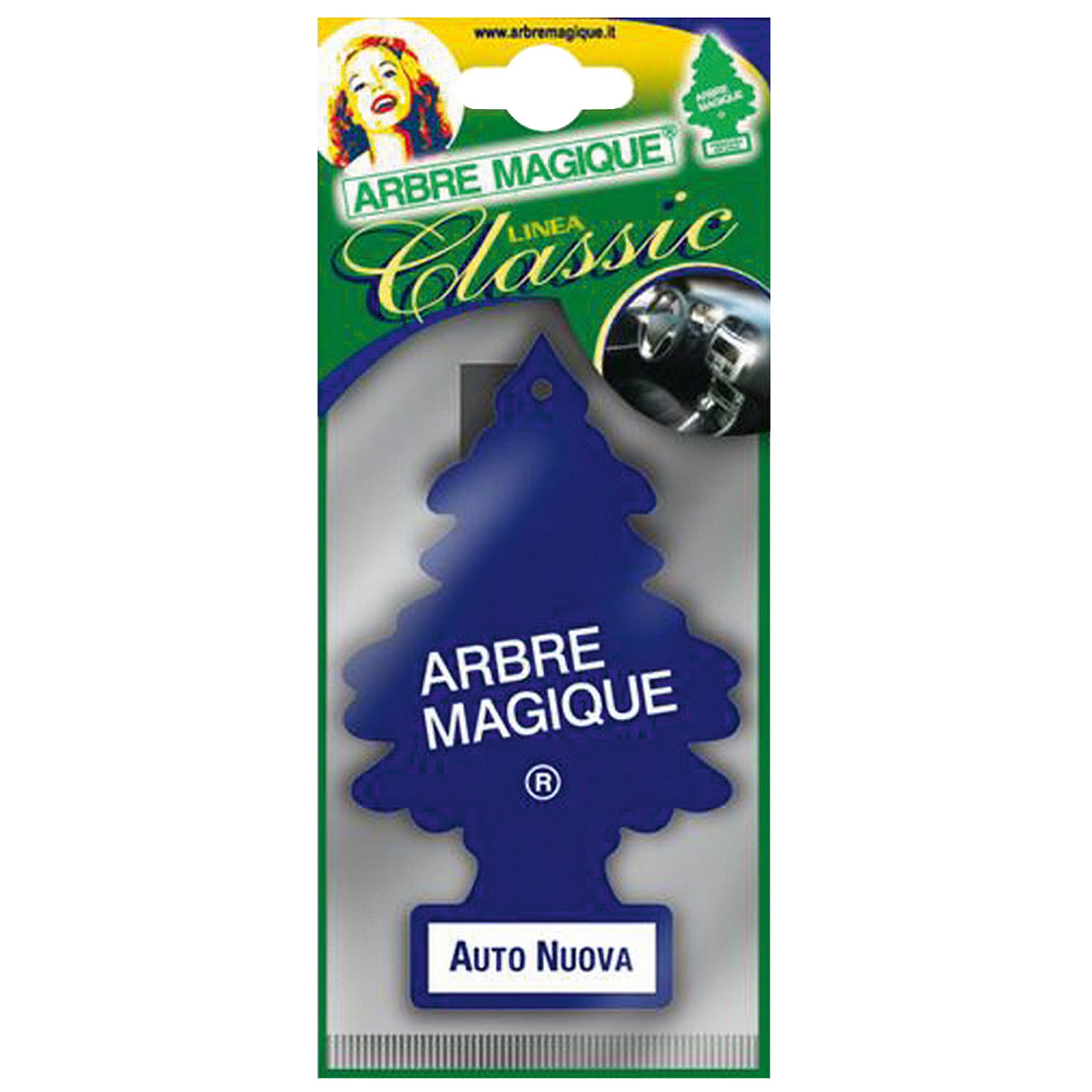 Arbre Magique Luchtverfrisser Nieuwe Auto Blauw - 12 x 7 cm