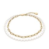 FOSSIL Heritage Vrouwen Armband 16.50 cm Goudkleurig
