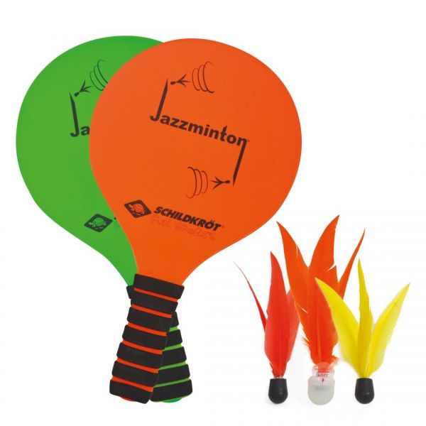 Schildkröt Funsports 970155 Badmintonracket - Hout - Geel/Groen/Oranje/Rood