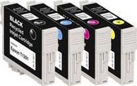 Basetech Inktcartridge vervangt Epson T1295, T1291, T1292, T1293, T1294 Compatibel Combipack Zwart, Cyaan, Magenta, Geel