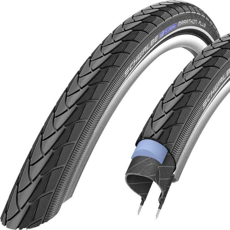 Schwalbe Marathon Plus Fietsband SmartGuard Endurance Reflex 28x1.10 zwart