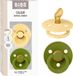 BIBS Colour Fopspeen - 0-6 mnd - 2-pack - Anatomisch - Pale Butter/Wasabi