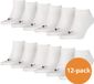Puma Chaussettes unies - 12 paires Chaussettes mi-haut Unisexe - Blanc - Taille 39/42