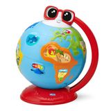 Chicco Globe, sprekend educatief speelgoed, voor het leren van aardrijkskunde, muziek en wereld, flora en fauna, + 300 zinnen, wedstrijden en liedjes, Montessori-methode