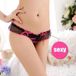 Thomastik-Infeld Bol Sexy Kanten String | Open Kruis String | Sexy String | One Size | Roze, Blauw, Paars | Spandex