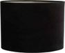 Light & Living Lampenkap Velours - Zwart - 38x17.5x28cm - Luxe